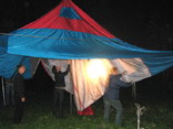 Tent strain