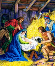 Пастухи у новорожденного Иисуса